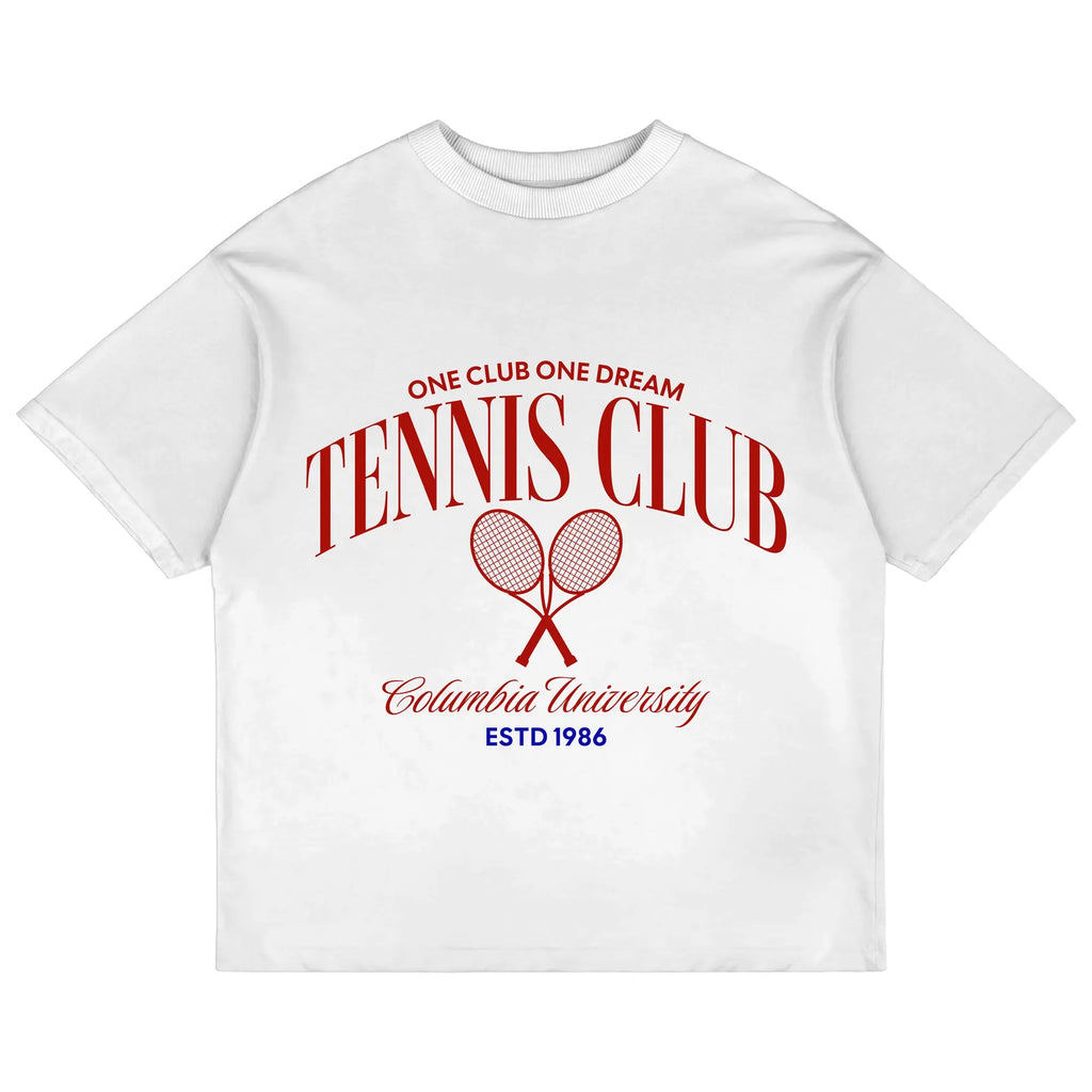 Playera Oversized Tennis Club