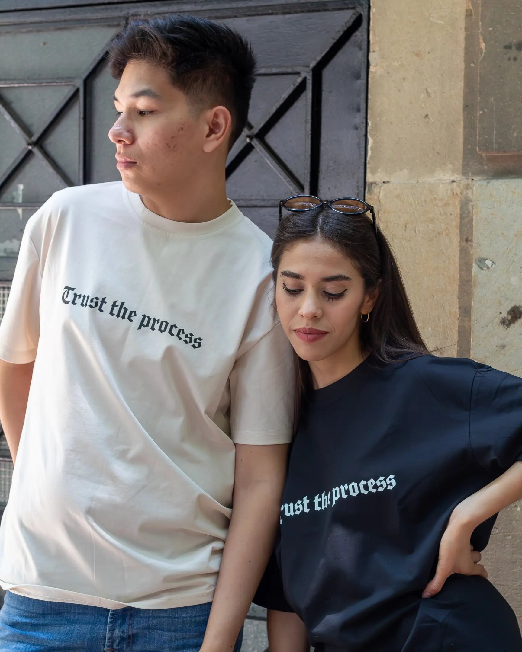 Playera Semi-Oversized Trust The Proccess